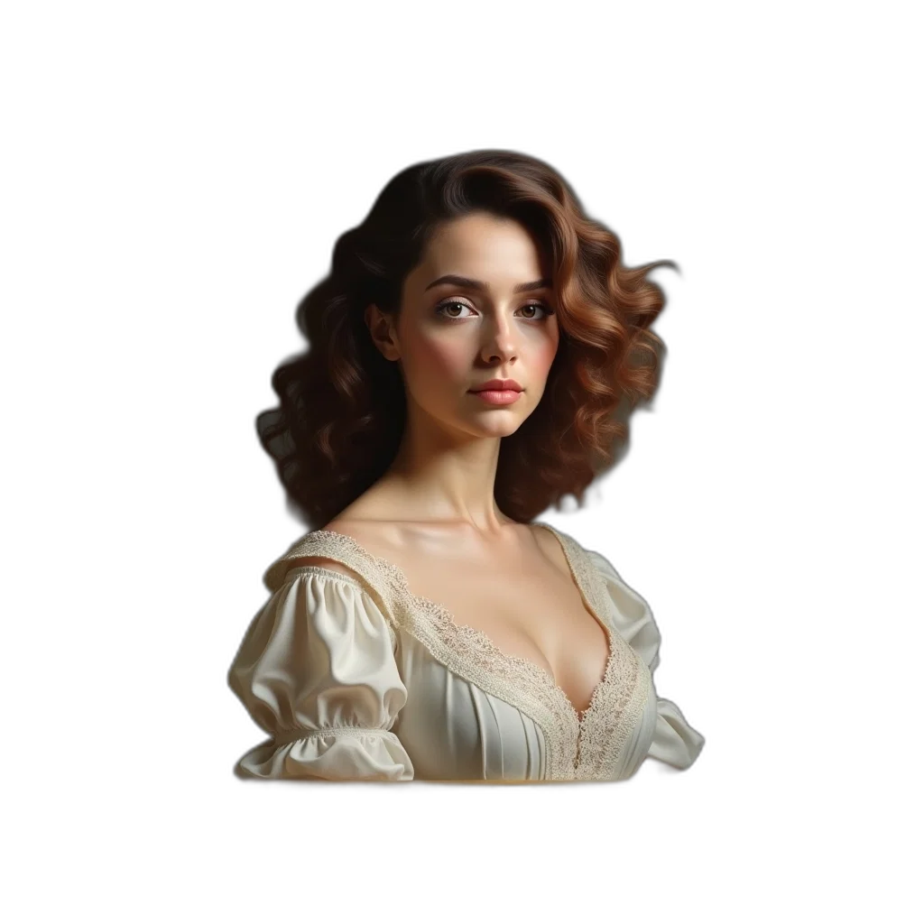 dress, face, crown, jewelry, photorealistic, oil painting, pixel art, fantasy art transparent PNG cut-out