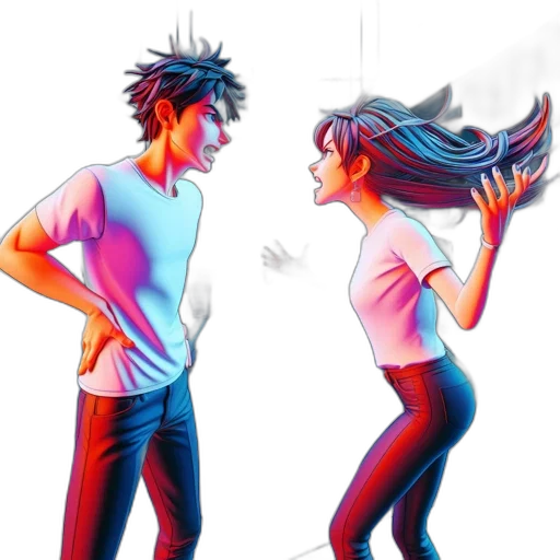 concept art, anime, comic book art, pixel art, neon lights, fire, outer space, underwater transparent PNG cut-out