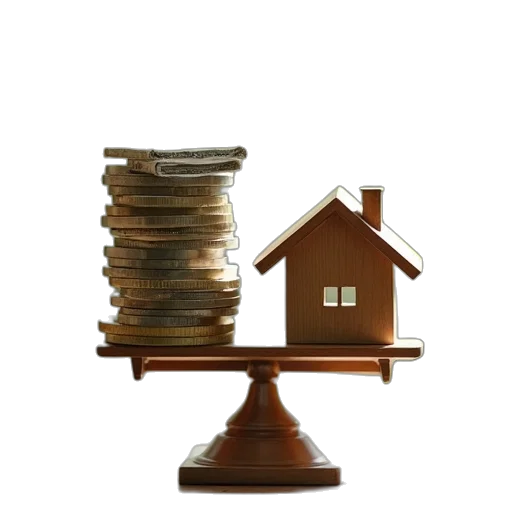 furniture, 3d render, money, box transparent PNG cut-out
