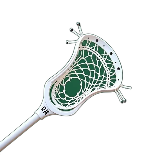 staff, weapon, jewelry, crown, close-up, green, white, lacrosse transparent PNG cut-out