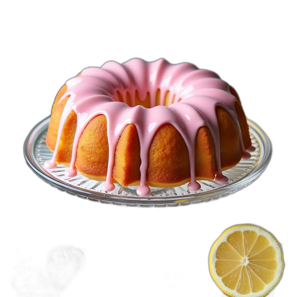 food, crown, hat, 3d render, photorealistic, pastel, pink, yellow transparent PNG cut-out