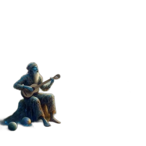 robot, staff, weapon, sword, concept art, 3d render, pixel art, fantasy art transparent PNG cut-out