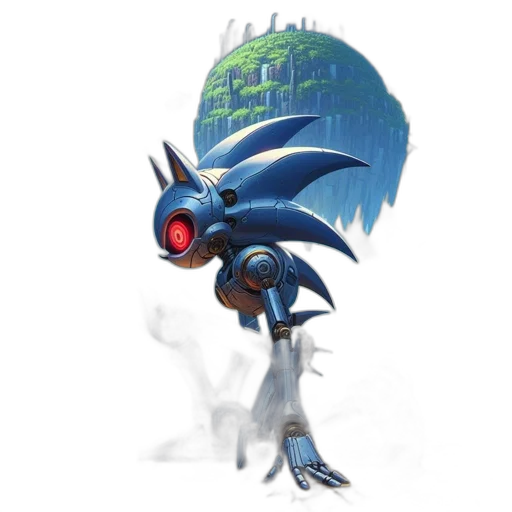 robot, dragon, creature, mask, concept art, fantasy art, 3d render, pixel art transparent PNG cut-out