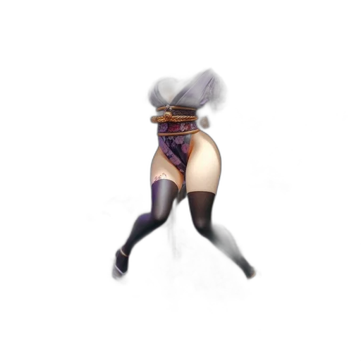 hat, mask, dress, staff transparent PNG cut-out