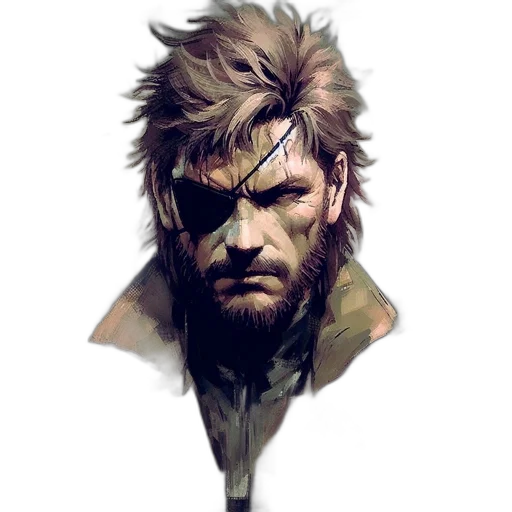 jacket, face, mask, concept art, cyberpunk, fantasy art, comic book art, earth tones transparent PNG cut-out