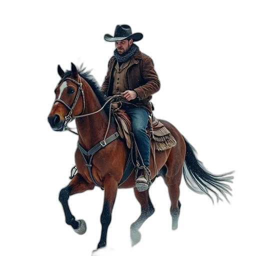 jacket, staff, hat, animal, concept art, photorealistic, pixel art, fantasy art transparent PNG cut-out