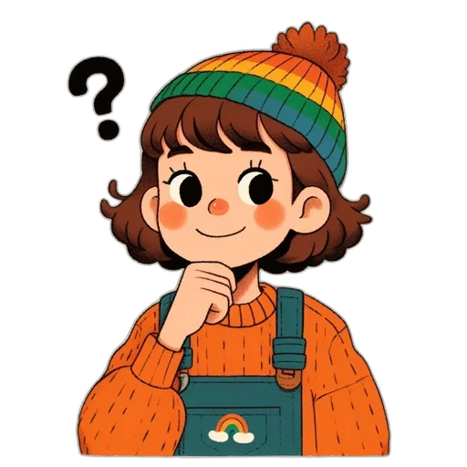 hat, jacket, face, pixel art, cartoon, anime, watercolor, colorful transparent PNG cut-out