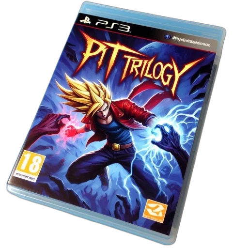 concept art, blue, background, displays, playstation, game, case, combat-ready transparent PNG cut-out