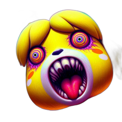 mask, creature, face, animal, 3d render, concept art, photorealistic, pixel art transparent PNG cut-out