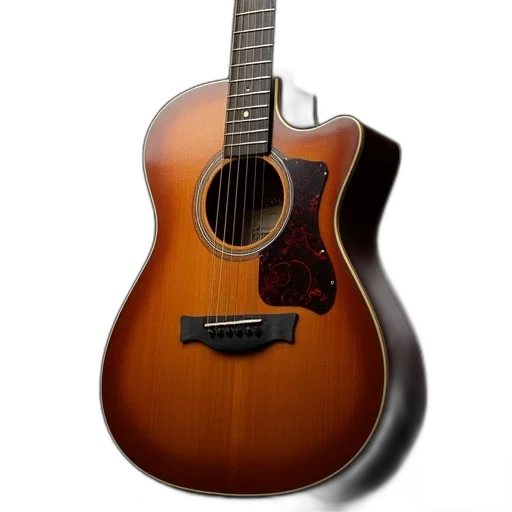 weapon, 3d render, photorealistic, fender, d25, dread, acoustic, guitar transparent PNG cut-out