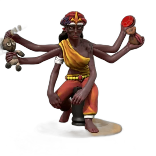 staff, concept art, 3d render, fantasy art, pixel art, game, heroforge, pro transparent PNG cut-out