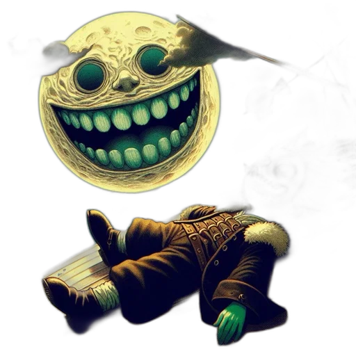 mask, staff, weapon, creature, concept art, fantasy art, 3d render, pixel art transparent PNG cut-out