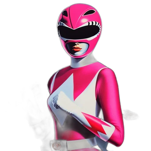 mask, robot, 3d render, concept art, vaporwave, comic book art, neon, figure transparent PNG cut-out