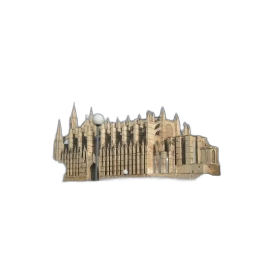 building, crown, 3d render, concept art, grand, cathedral, intricate, architecture transparent PNG cut-out