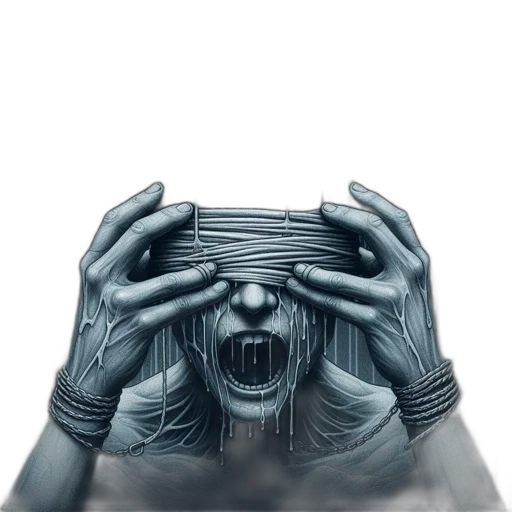 mask, face, creature, jewelry, concept art, photorealistic, 3d render, comic book art transparent PNG cut-out