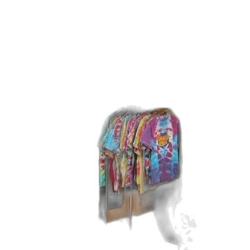 jacket, furniture, umbrella, hat, 3d render, photorealistic, vaporwave, concept art transparent PNG cut-out