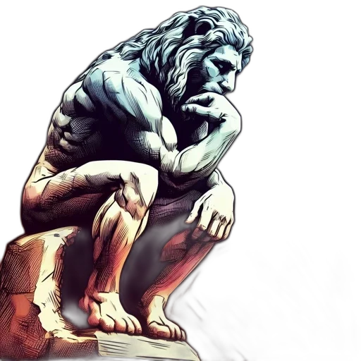 animal, concept art, photorealistic, comic book art, 3d render, life-like, bronze, sculpture transparent PNG cut-out