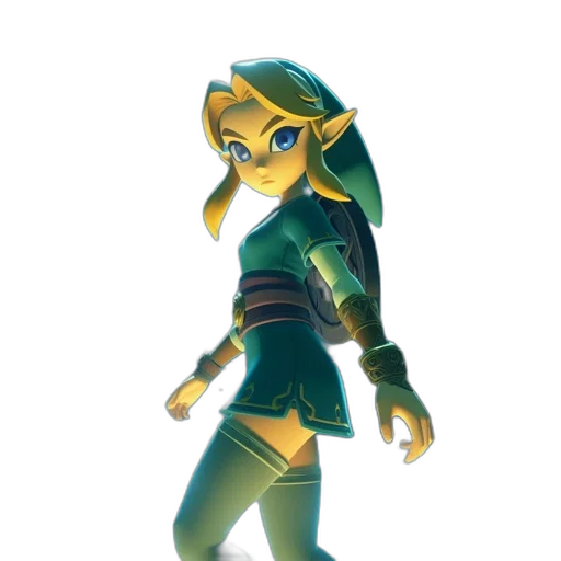 staff, sword, concept art, fantasy art, 3d render, pixel art, green, golden transparent PNG cut-out