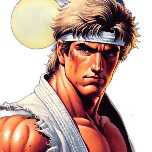face, comic book art, concept art, photorealistic, anime, powerful, side-profile, portrait transparent PNG cut-out