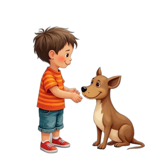 animal, concept art, photorealistic, cartoon transparent PNG cut-out