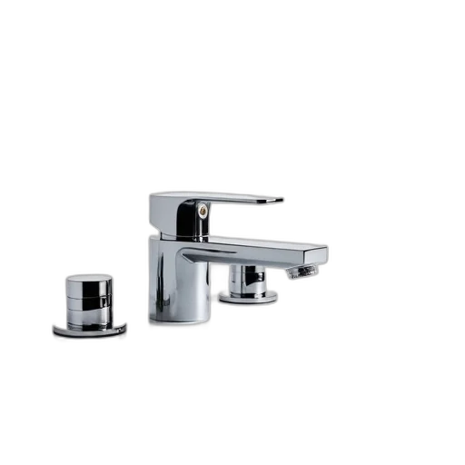 jewelry, 3d render, modern, bathroom, faucet, chrome, finish, displayed transparent PNG cut-out