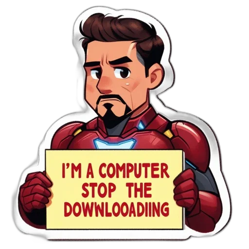 robot, pixel art, comic book art, cartoon, concept art, cartoon-style, iron, man transparent PNG cut-out