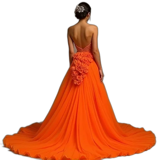 dress, jewelry, colorful, neon transparent PNG cut-out