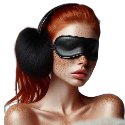 mask, face, hair, jewelry, cyberpunk, photorealistic, fantasy art, concept art transparent PNG cut-out
