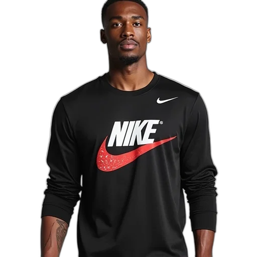 jacket, men, nike, courts, nba, long, sleeve, shirt transparent PNG cut-out