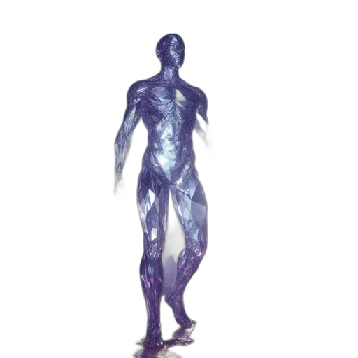 robot, creature, dress, animal, concept art, 3d render, vaporwave, fantasy art transparent PNG cut-out