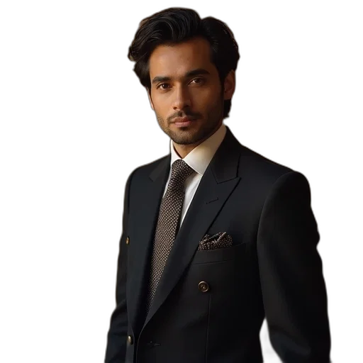 jacket, staff, photorealistic, oil painting, cartoon, dark, anirban, gentleman transparent PNG cut-out