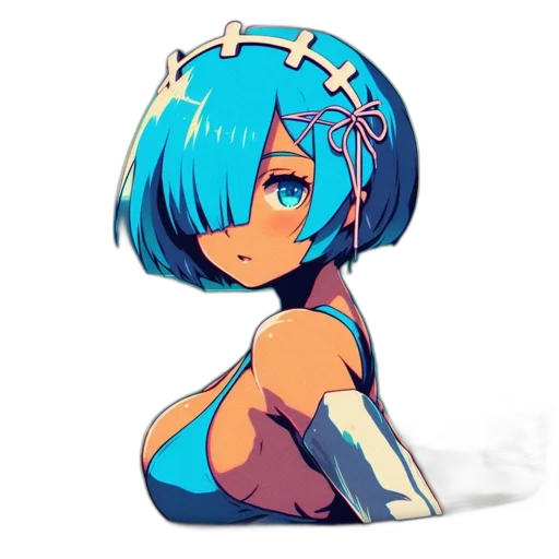 robot, dress, crown, weapon, anime, pixel art, concept art, fantasy art transparent PNG cut-out