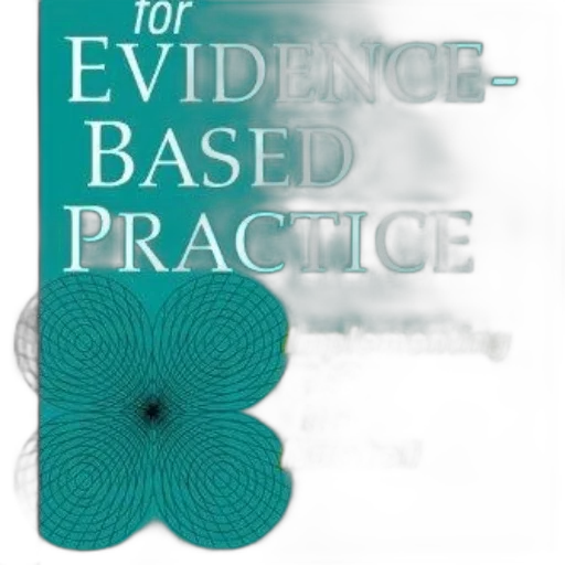 implementing, ebp, nutshell, evidence-based, practice, book, cover, teal transparent PNG cut-out