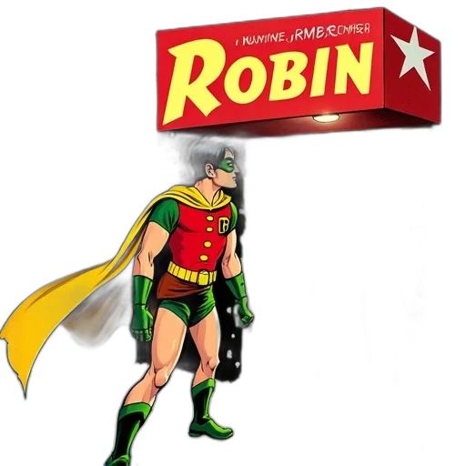 comic book art, concept art, cartoon, 3d render, cover, vintage, comic, book transparent PNG cut-out