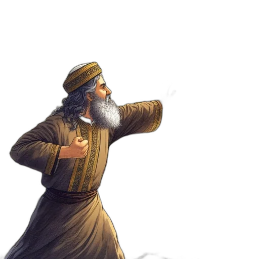 staff, concept art, fantasy art, pixel art, oil painting, elderly, middle, eastern transparent PNG cut-out