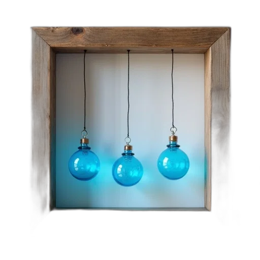 jewelry, furniture, 3d render, photorealistic, blue, rustic, wooden, frame transparent PNG cut-out