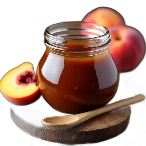 food, photorealistic, 3d render, glass, jar, filled, rich, dark transparent PNG cut-out