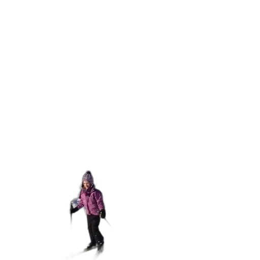 jacket, umbrella, staff, creature transparent PNG cut-out