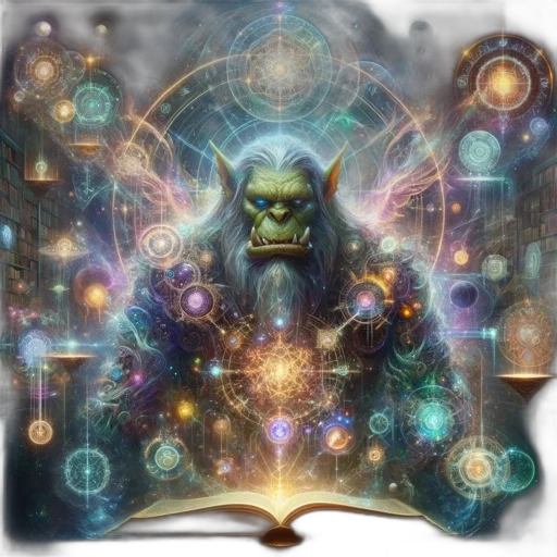 staff, mask, creature, robot, fantasy art, concept art, comic book art, outer space transparent PNG cut-out