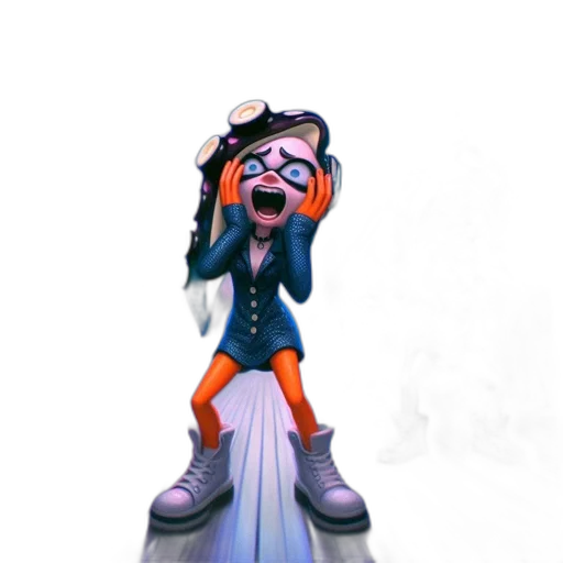 staff, robot, crown, weapon, concept art, 3d render, cartoon, fantasy art transparent PNG cut-out