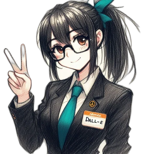 staff, jacket, anime, cartoon, pixel art, concept art, dark, monochrome transparent PNG cut-out