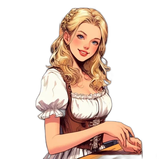 staff, dress, weapon, jewelry, fantasy art, oil painting, photorealistic, pixel art transparent PNG cut-out