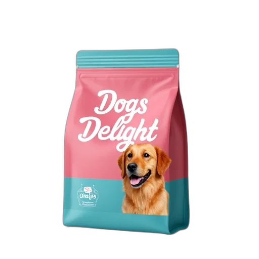 food, pastel, small, square-shaped, dog, bag, pink, blue transparent PNG cut-out