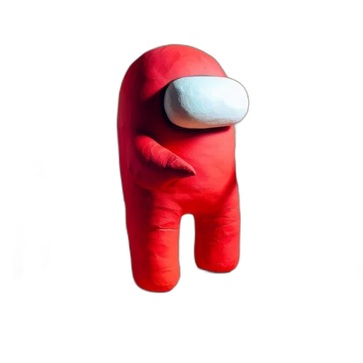 hat, mask, creature, staff, 3d render, concept art, collection, red transparent PNG cut-out