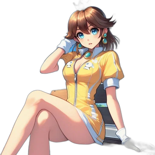 dress, staff, robot, weapon transparent PNG cut-out