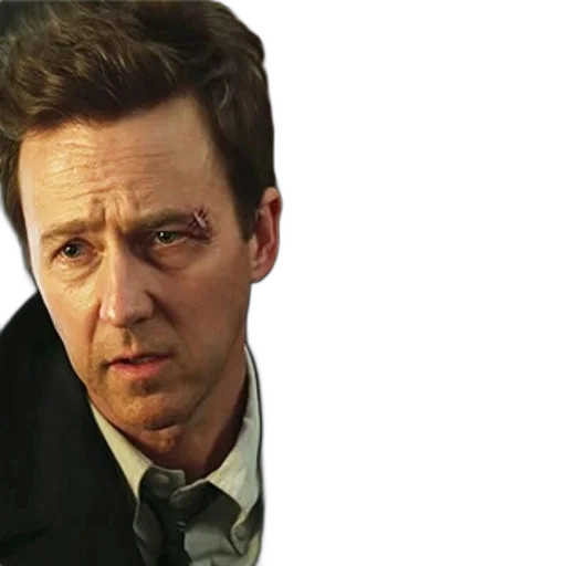 face, photorealistic, concept art, man, suit, visible, injury, his transparent PNG cut-out