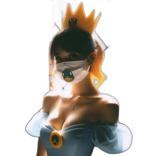 crown, mask, robot, staff, concept art, 3d render, fantasy art, comic book art transparent PNG cut-out