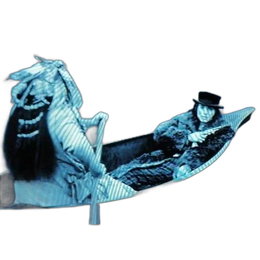 shoes, sword, hat, staff, concept art, underwater, blue, man transparent PNG cut-out