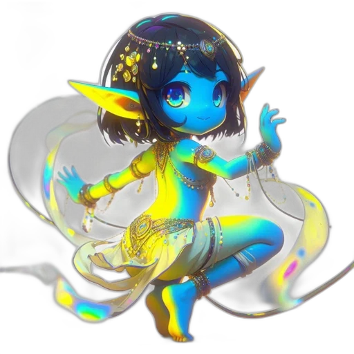creature, staff, robot, jewelry, concept art, fantasy art, pixel art, 3d render transparent PNG cut-out