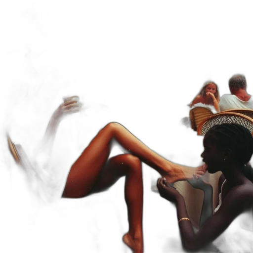concept art, photorealistic, comic book art, 3d render, fire, earth tones, outdoor, café transparent PNG cut-out